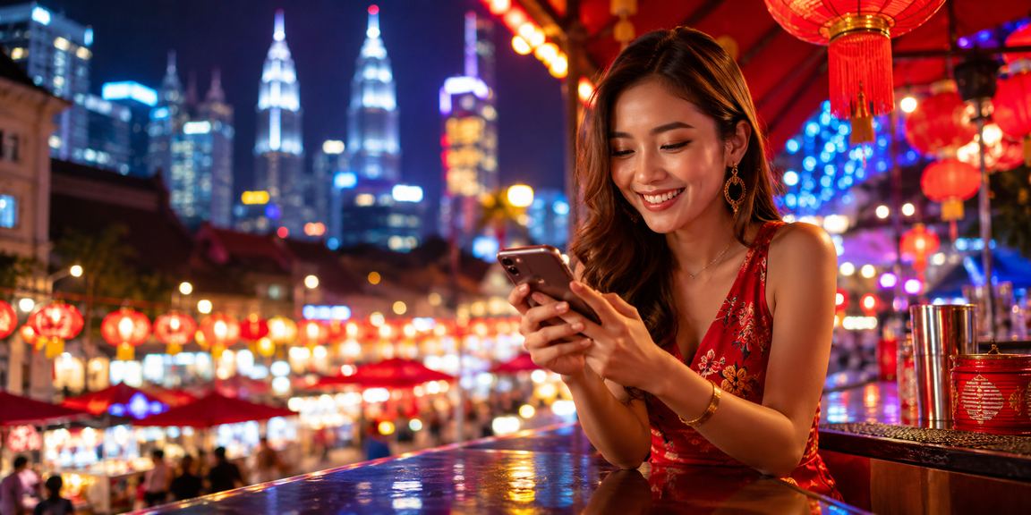 Pengguna Kuala Lumpur mengakses platform e-sukan bull88 melalui telefon pintar